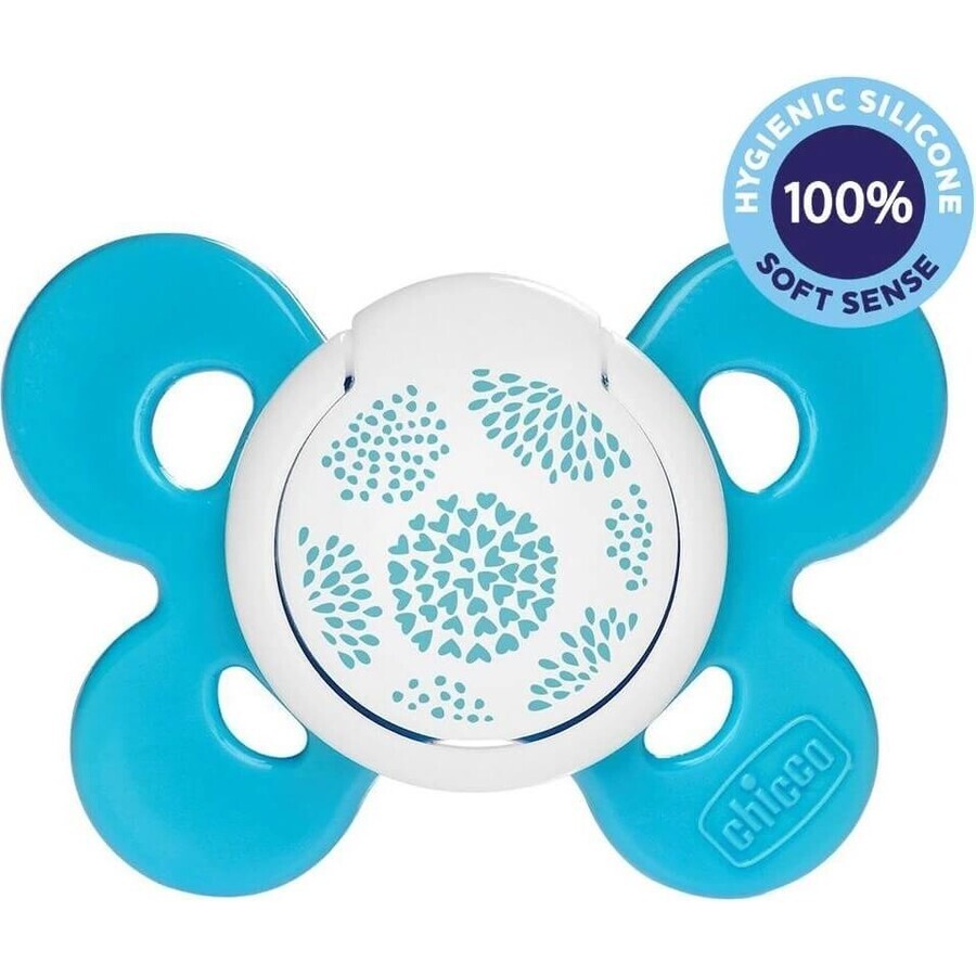 CHICCO Physio Comfort Silicone Soother Boy - Dots 1 pz, 6-16 m 1×1 pz, Boy - Dots, 6-16 m