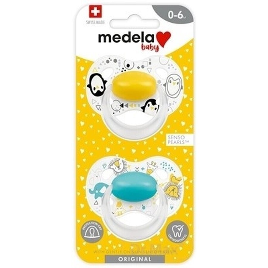 Children's pacifier MEDELA ORIGINAL Unisex 1×2 pcs