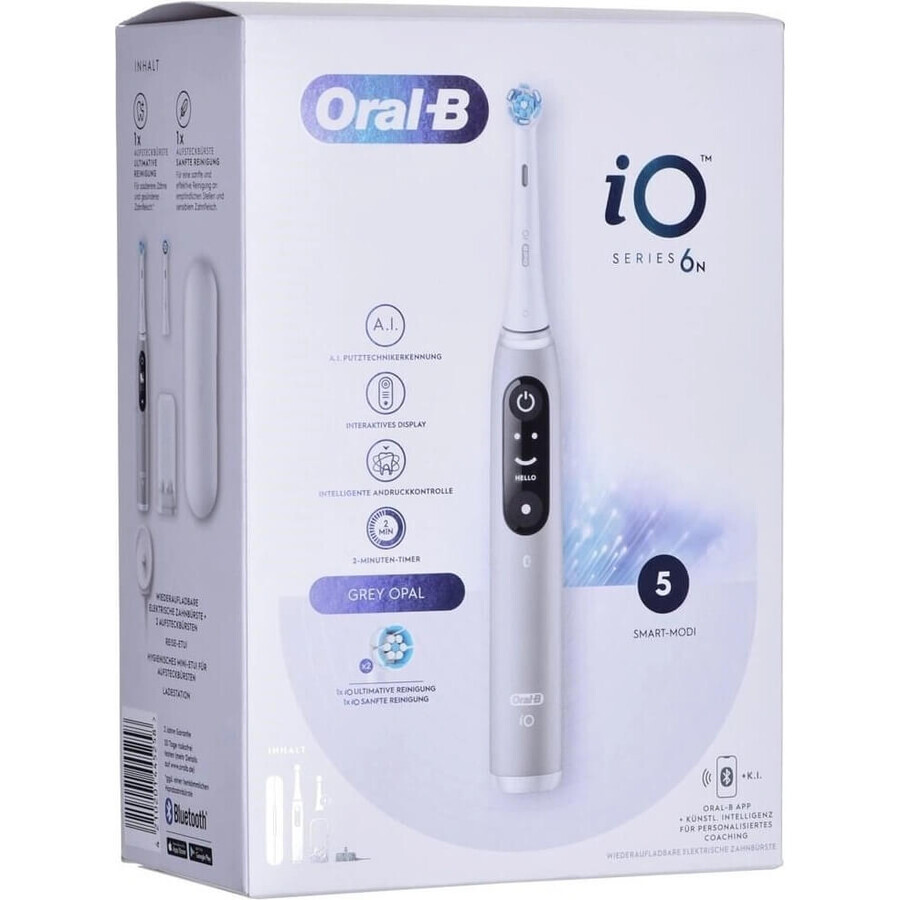 Oral B Oral B iO Series 6 Black 1×1 Electric Toothbrush, electric toothbrush