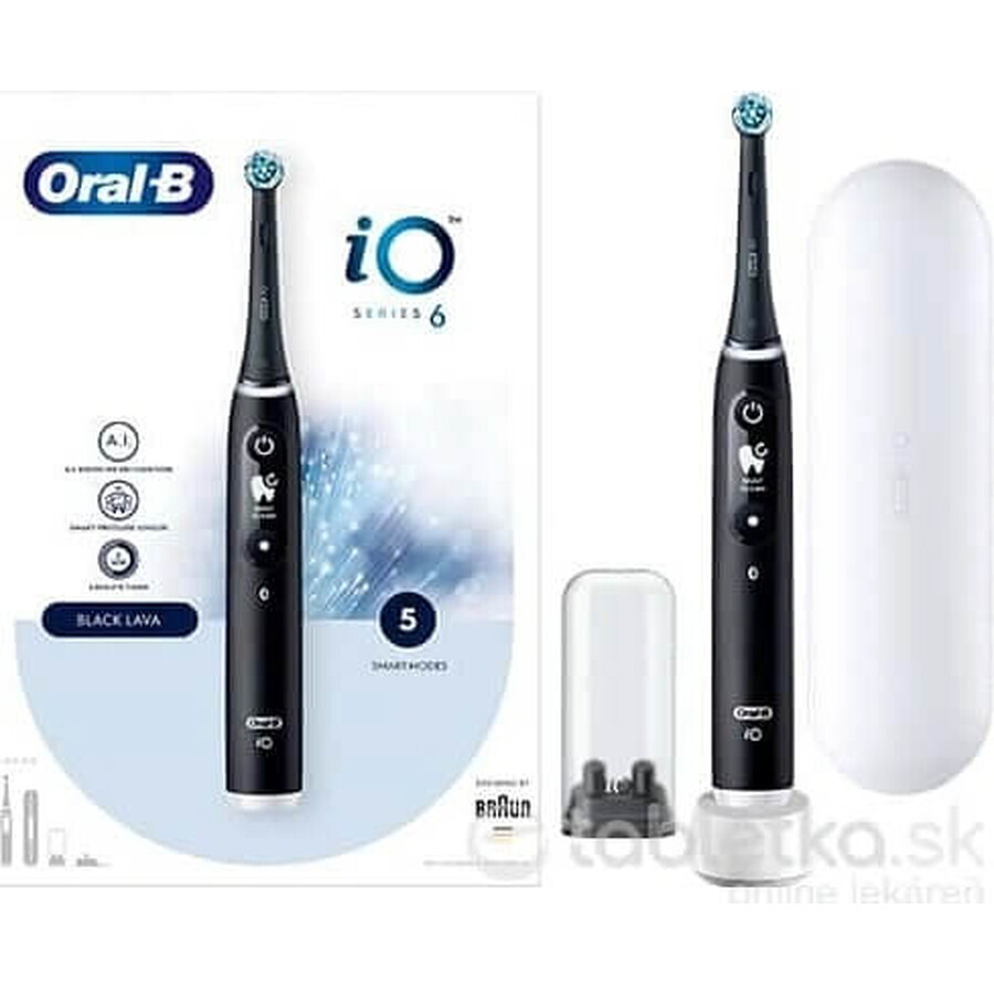 Oral B Oral B iO Series 6 Black 1×1 Electric Toothbrush, electric toothbrush