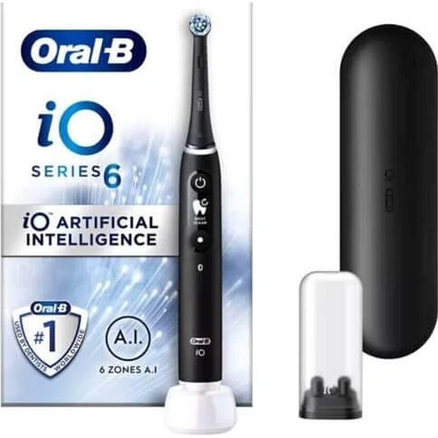 Oral B Oral B iO Series 6 Black 1×1 Electric Toothbrush, electric toothbrush