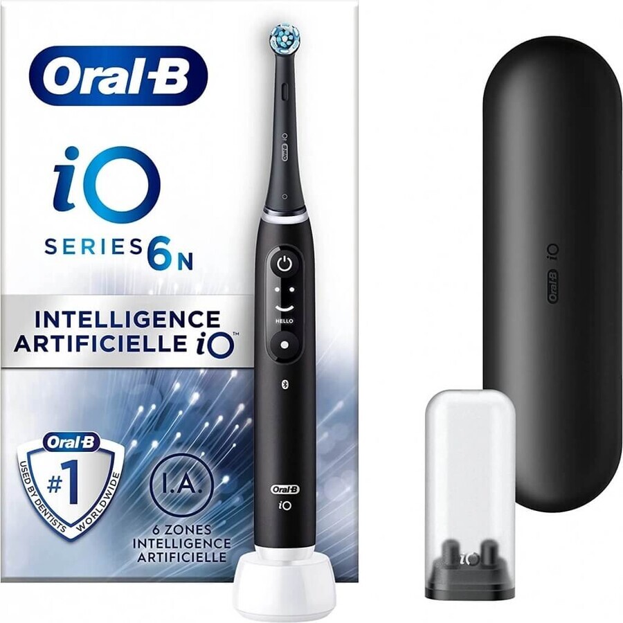 Oral B Oral B iO Series 6 Black 1×1 Electric Toothbrush, electric toothbrush