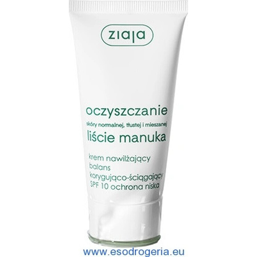 Ziaja Manuka - normaliserende dagcrème voor vette en gemengde huid 12+ 1×50 ml, dagcrème