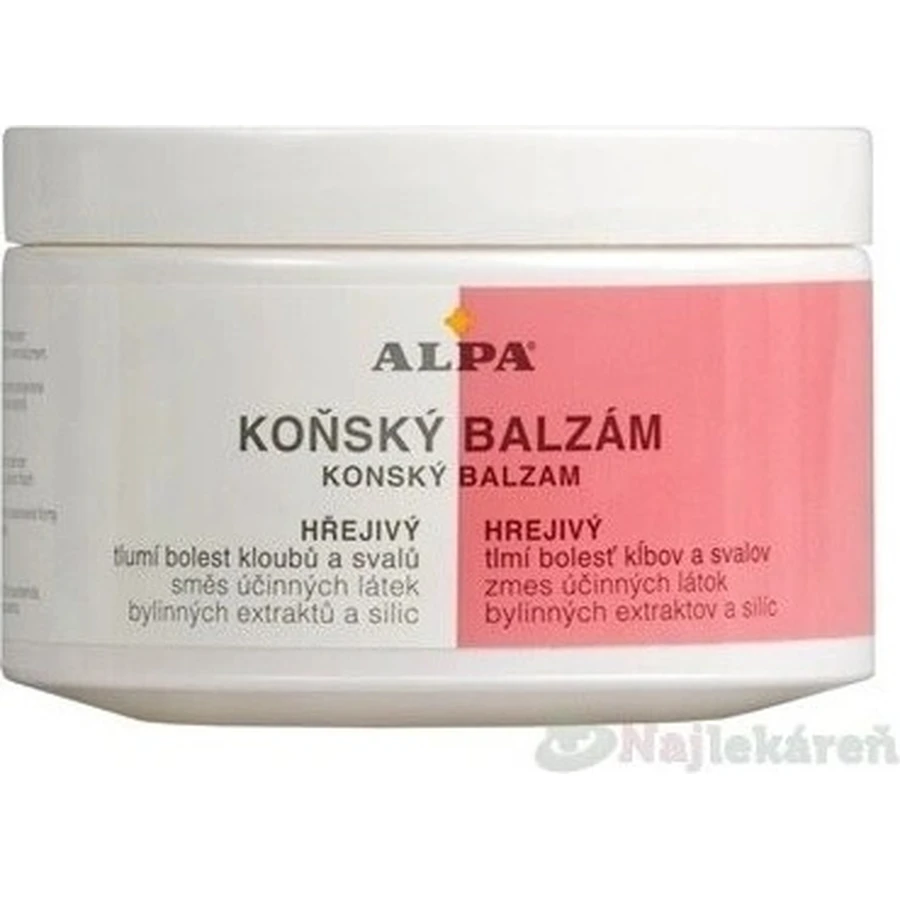 ALPA HORSE HORSE BALM Warming 1×250 ml, massage