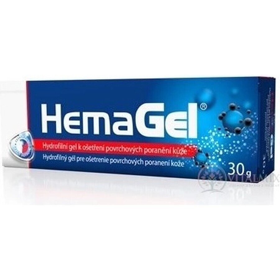 HemaGel 30G 1×30 g, gel hidrófilo