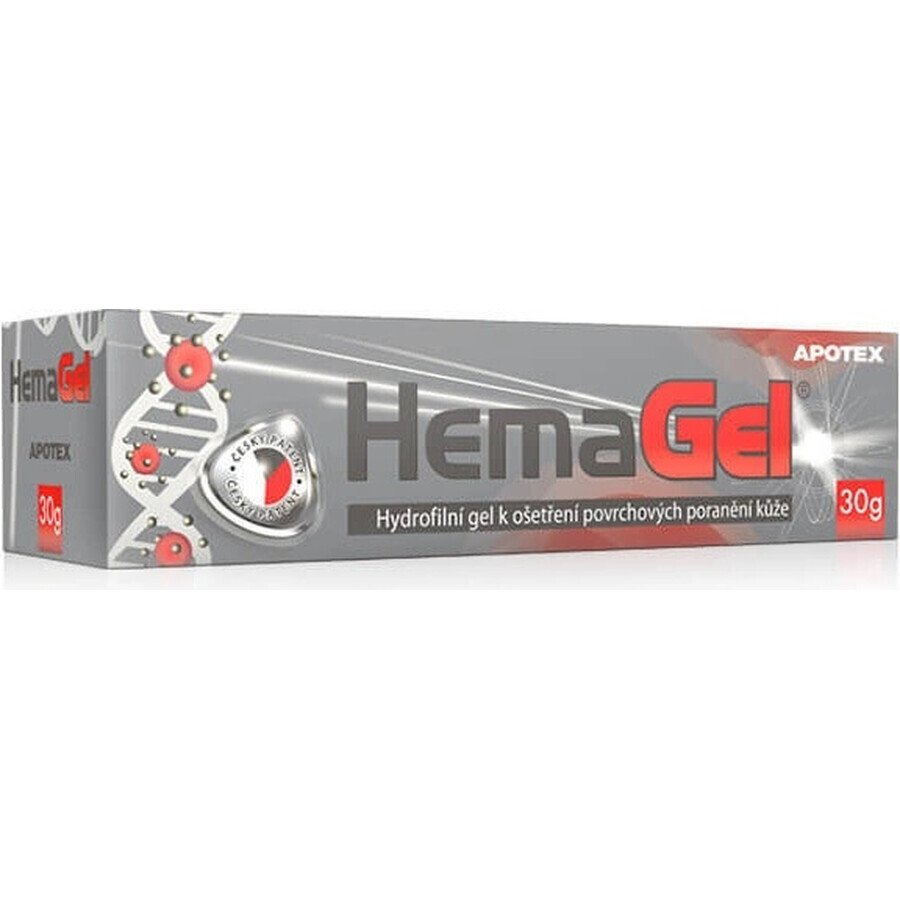 HemaGel 30G 1×30 g, gel hidrófilo