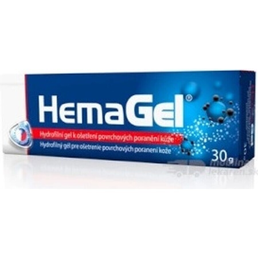 HemaGel 30G 1×30 g, gel hidrófilo