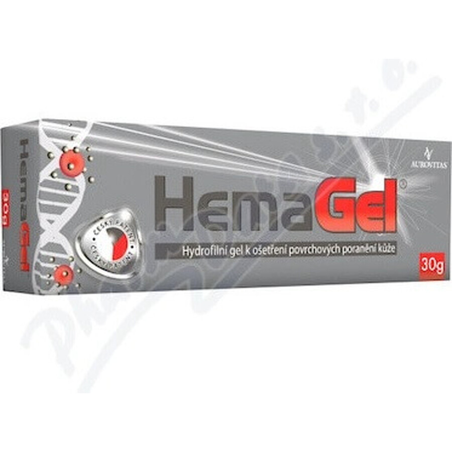 HemaGel 30G 1×30 g, gel hidrófilo