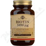 Solgar Biotin 1000 μg For hair and skin 50 capsules 1×50 cps, dietary supplement