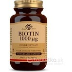 Solgar Biotin 1000 μg For hair and skin 50 capsules 1×50 cps, dietary supplement