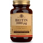 Solgar Biotin 1000 μg For hair and skin 50 capsules 1×50 cps, dietary supplement