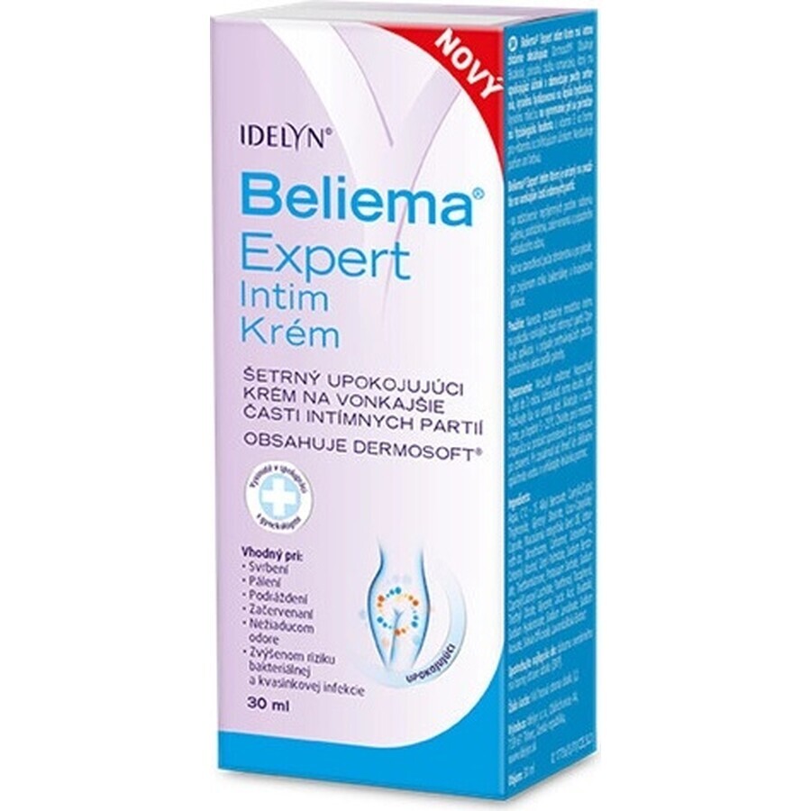 IDELYN Beliema Beliema Expert Intim Crema Íntima 1×30 ml, crema íntima