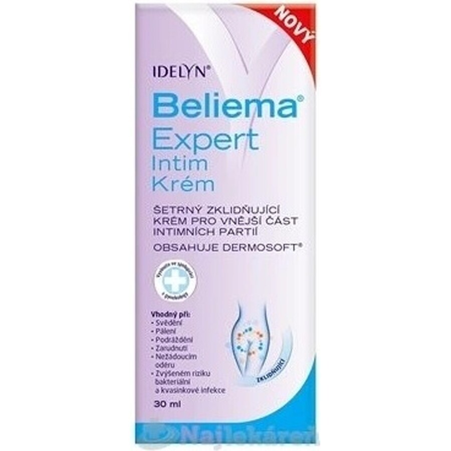 IDELYN Beliema Beliema Expert Intim Crema Íntima 1×30 ml, crema íntima