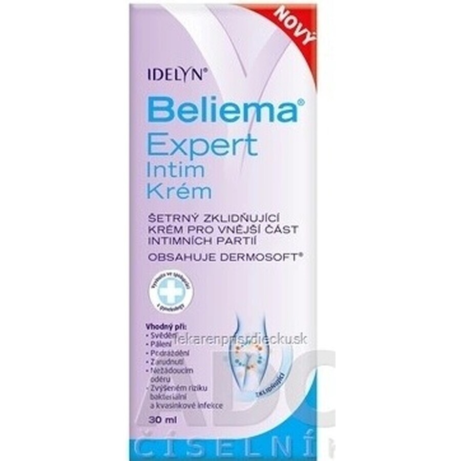 IDELYN Beliema Beliema Expert Intim Crema Íntima 1×30 ml, crema íntima