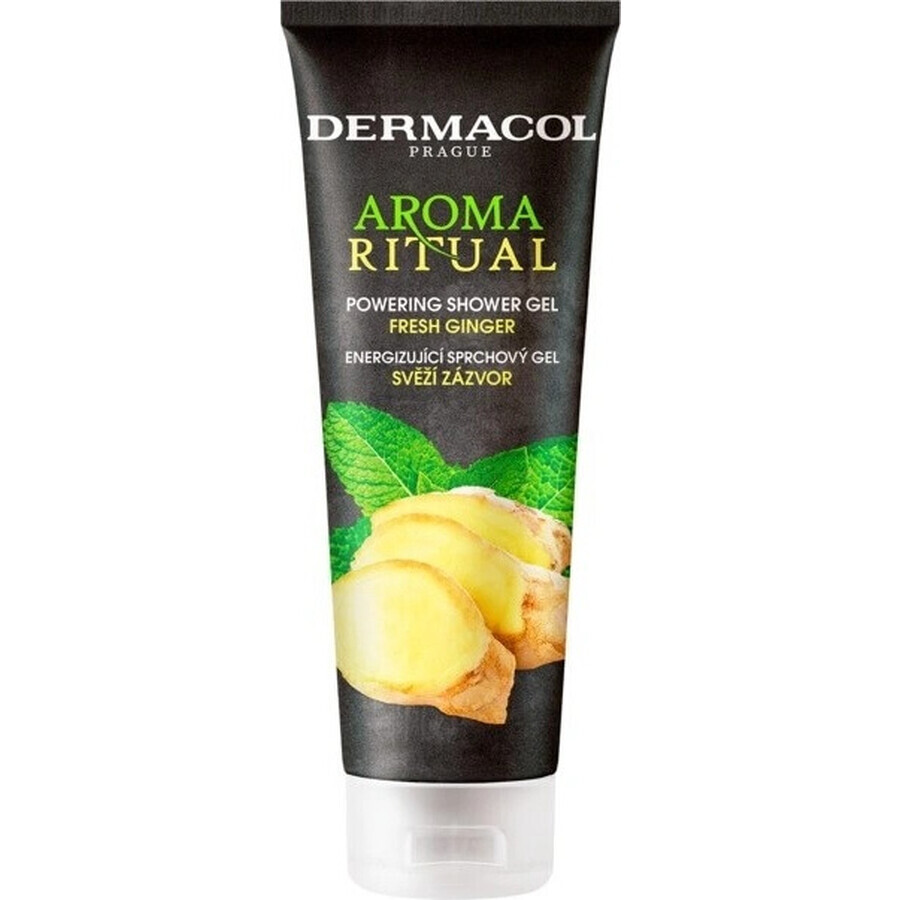 Dermacol Aroma Ritual - gel de duș energizant ghimbir proaspăt 1×250 ml, gel de duș