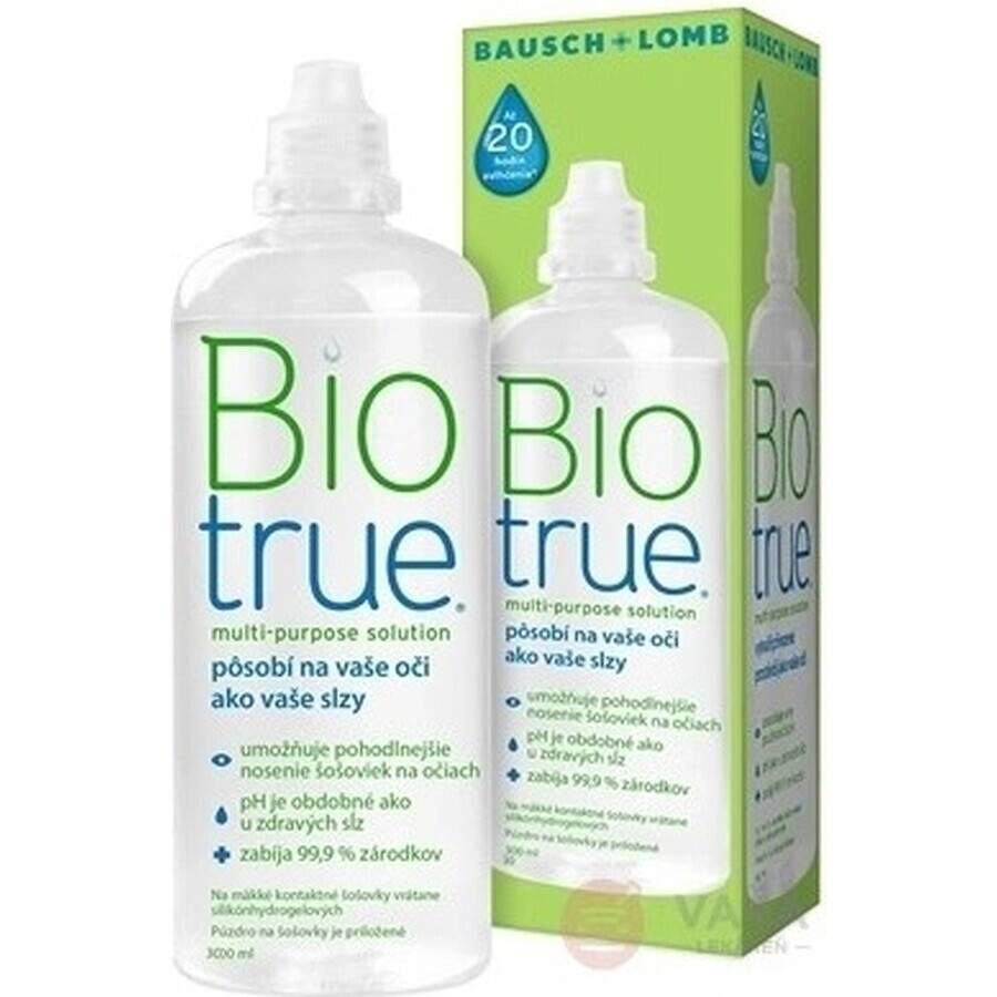 Biotrue Multifunctionele Oplossing 1×300 ml, lenzenvloeistof