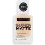 Revolution Relove, Supermatte Foundation F8.5, maquillage 1×24 ml, maquillage