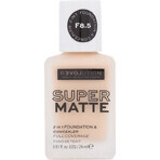 Revolution Relove, Supermatte Foundation F8.5, maquillage 1×24 ml, maquillage