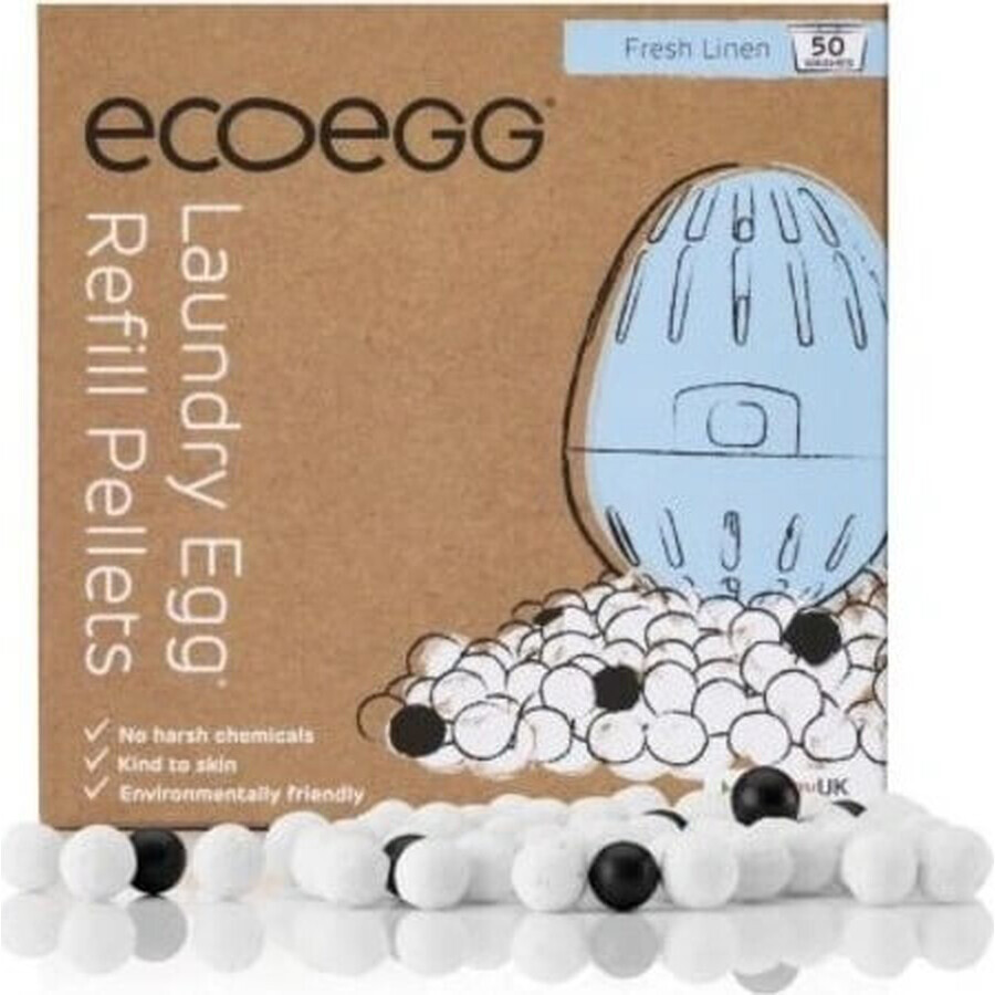 Ecoegg Washing Egg Cartridge - 50 washes cotton 1×1 pc, cartridge for 50 washes