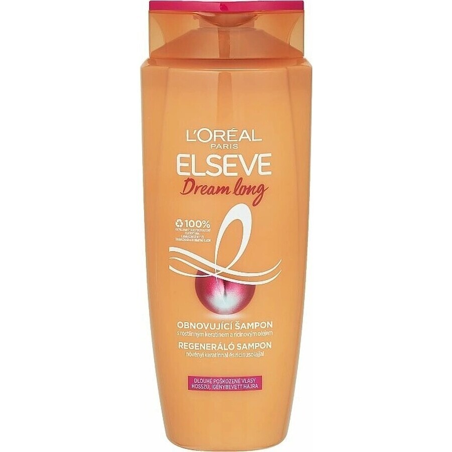 L'Oréal Paris Elseve Elseve Dream Long Renewing Shampoo 1×700 ml, supporto alla crescita dei capelli