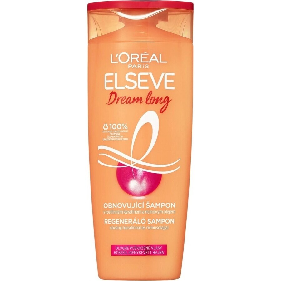 L'Oréal Paris Elseve Elseve Dream Long Renewing Shampoo 1×700 ml, supporto alla crescita dei capelli