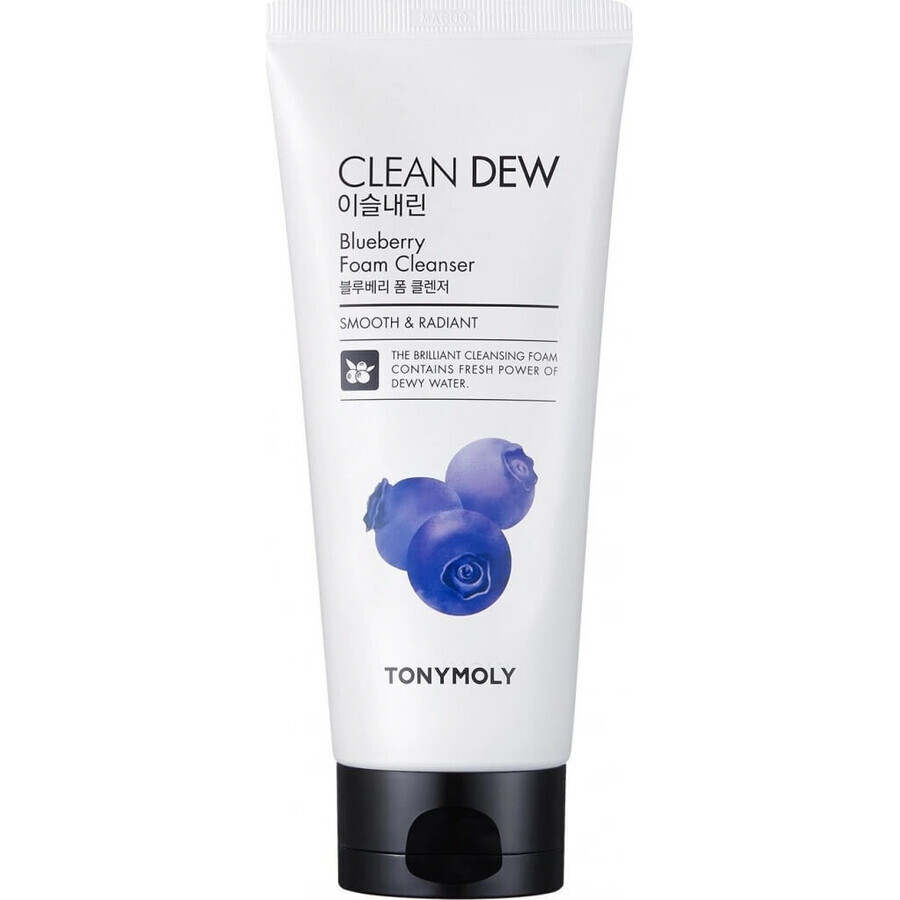 Tony Moly Clean Dew Espuma Limpiadora de Arándanos 180 ml 1×180 ml