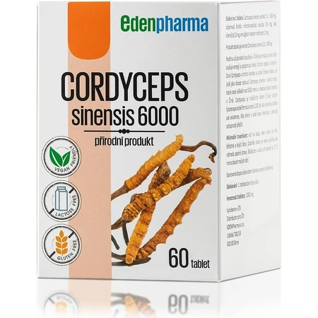 EDENPharma CORDYCEPS sinensis 6000 1×60 tbl, complemento alimenticio