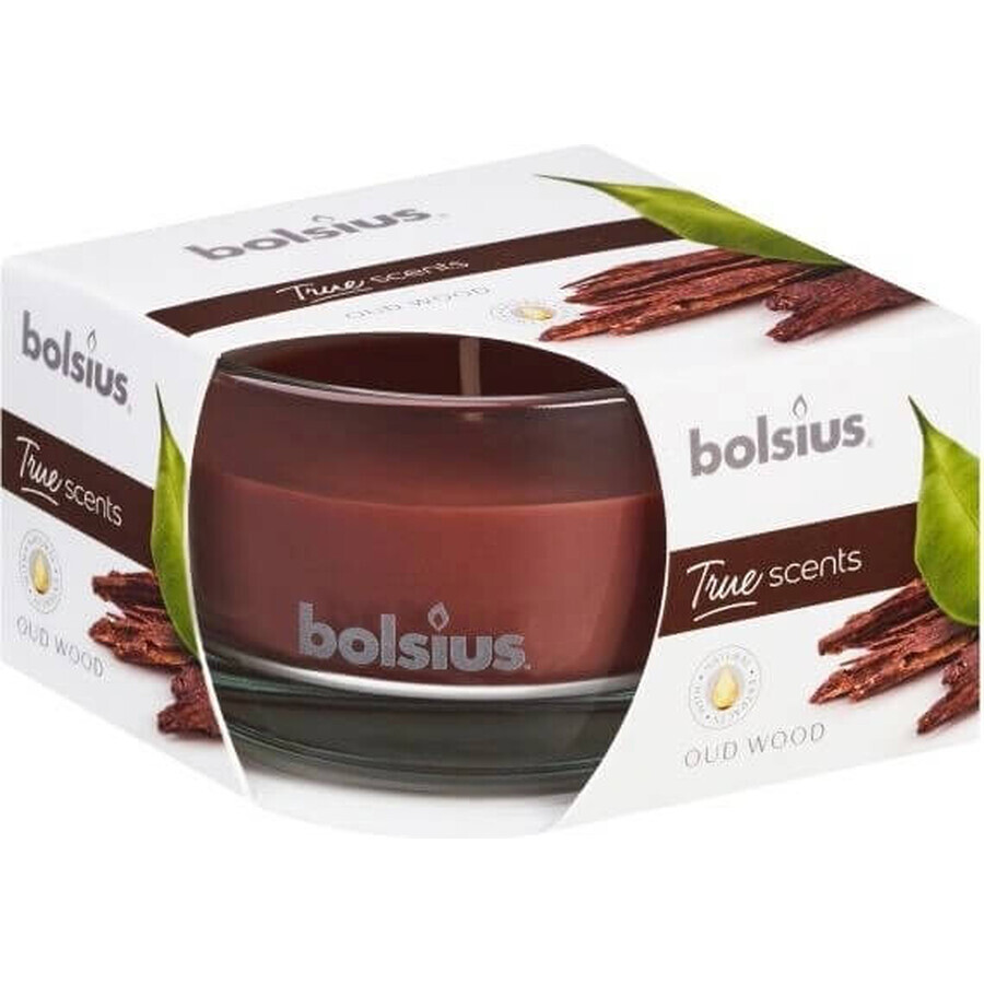 Bolsius Aromatic 2.0 bottle 80x50mm oud wood, scented candle 1×1 pc, scented candle