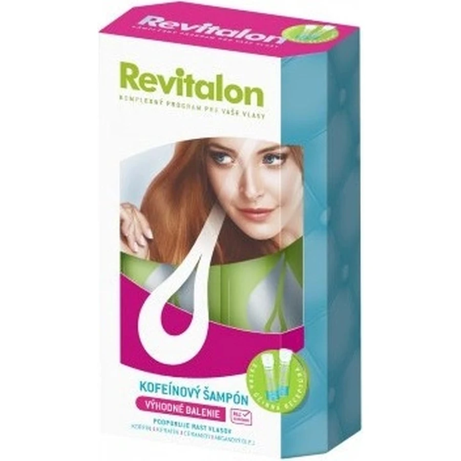VITAR Revitalon Revitalon CAFFEINE CAFFEINE SHAMPOO DUOPACK praktische Packung 2x250 ml, 1x1 Set