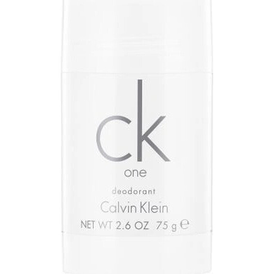 Calvin Klein One Tuhy Deo 75ml 1×75ml, vaste deodorant