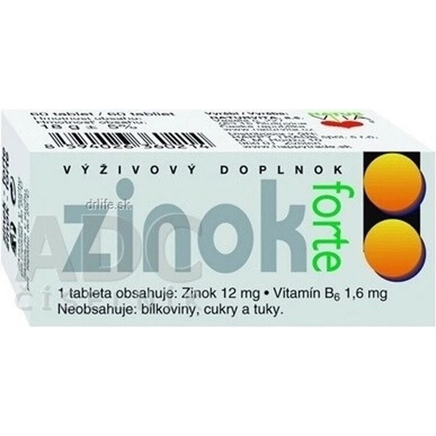 NATURVITA ZINOK FORTE 1×60 tbl, complemento alimenticio