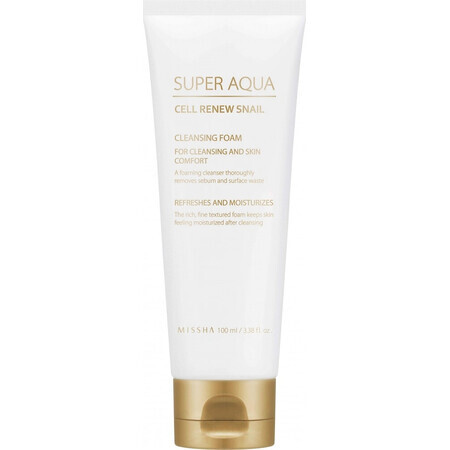 Missha Super Aqua Cell Renew Snail spumă de curățare 100 ml 1×100 ml