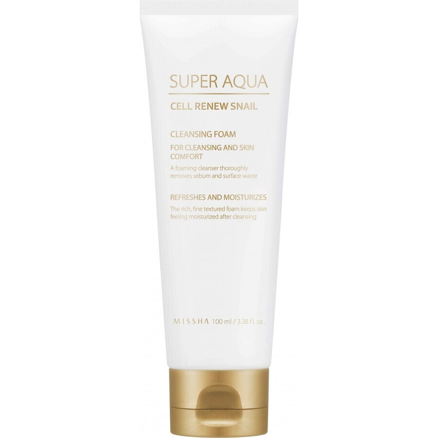 Missha Super Aqua Cell Renew Snail spumă de curățare 100 ml 1×100 ml