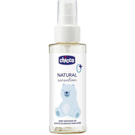 CHICCO Natural Sensation massageolie 100ml, 0m+ 1×100 ml, massageolie