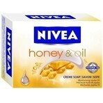 NIVEA Săpun solid Honey&Oil 100g 1×100 g, săpun solid