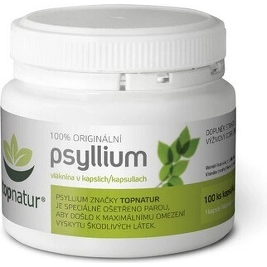 topnatur PSYLLIUM vezels 1×100 cps, voedingssupplement