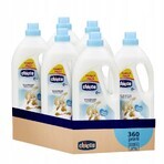 6x CHICCO CHICCO Sweet Powder Concentrated Fabric Conditioner 1,5 l (60 Wäschen) 6×1500 ml, Weichspüler