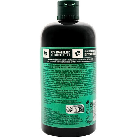 The Body Shop Oily Hair Shampoo Tea Tree 1×400 ml, shampoo