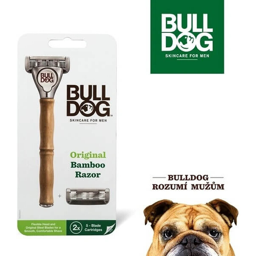 Razor Bulldog Bulldog Original Bamboo + 2 spare heads Set 1×1, razor + 2 spare heads