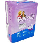 DEPEND NORMAL PLUS 1×12 Stück, Inkontinenzeinlagen 10×28 cm