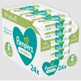 Pampers Sensitive Box Doekjes Plastic Vrij 24x52st 24×52st