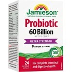 JAMIESON PROBIOTIC 60 BILLION ULTRA STRENGTH 1×24 cps, mengsel van bacterieculturen