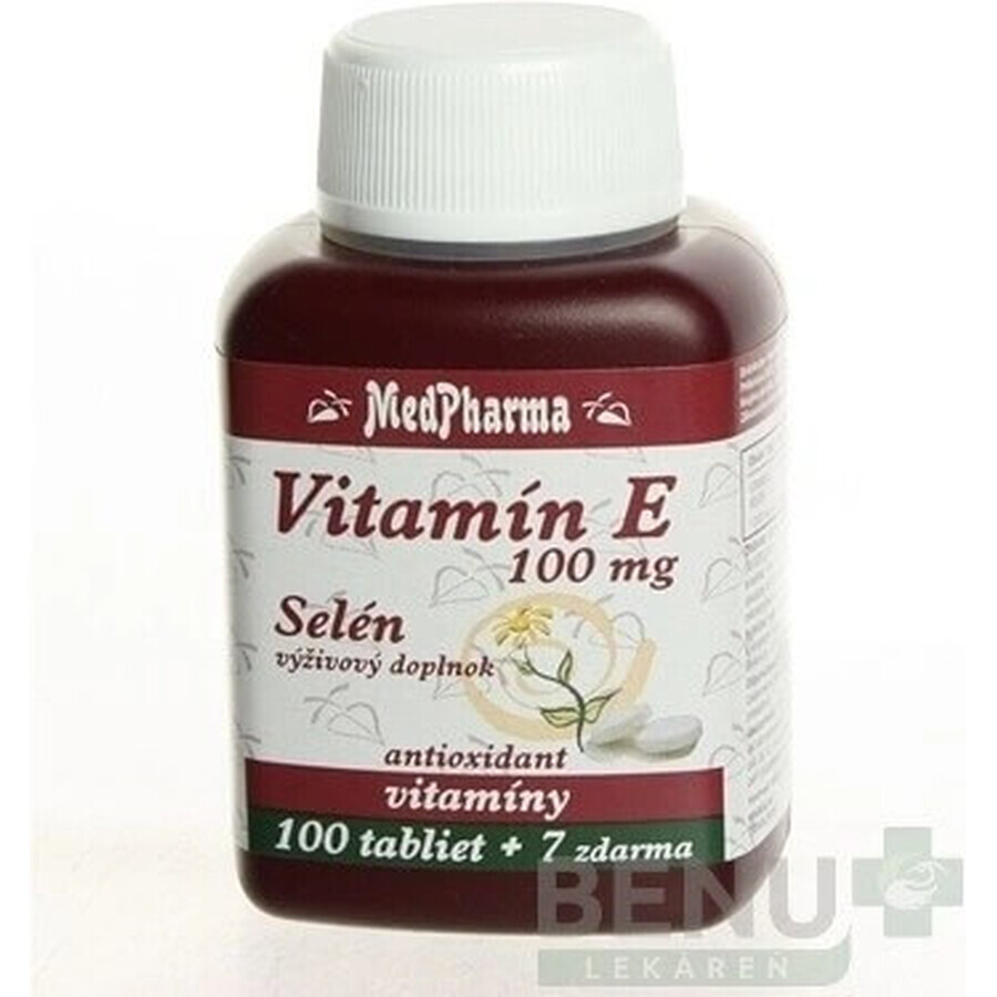 MedPharma VITAMINA E 100 1×107 cps, integratore alimentare