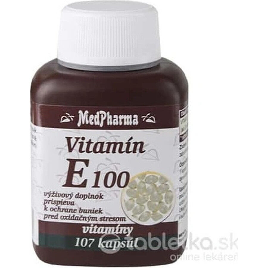 MedPharma VITAMINA E 100 1×107 cps, integratore alimentare