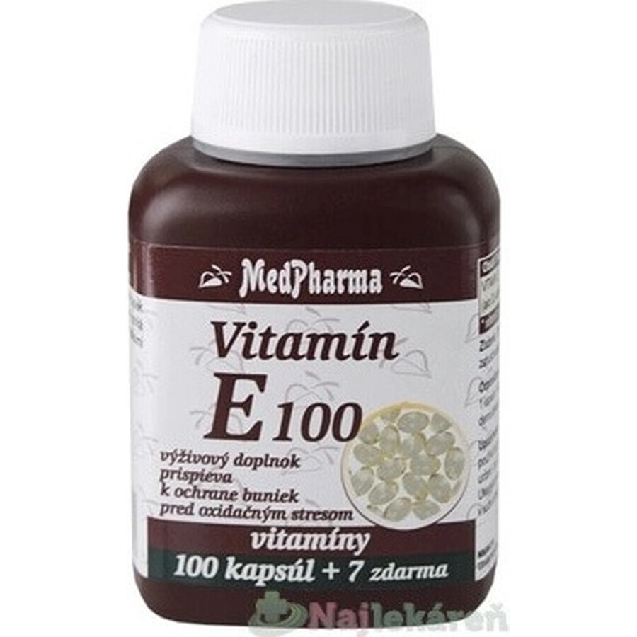 MedPharma VITAMINA E 100 1×107 cps, integratore alimentare