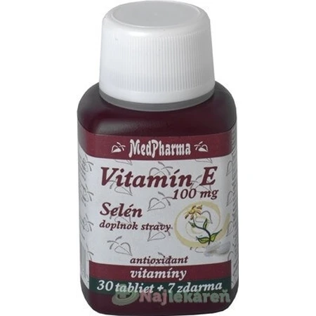 MedPharma VITAMINA E 100 1×107 cps, complemento alimenticio