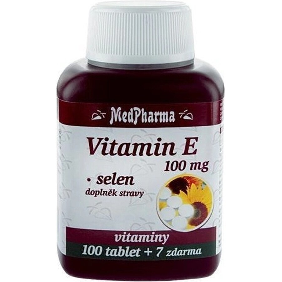 MedPharma VITAMINA E 100 1×107 cps, integratore alimentare