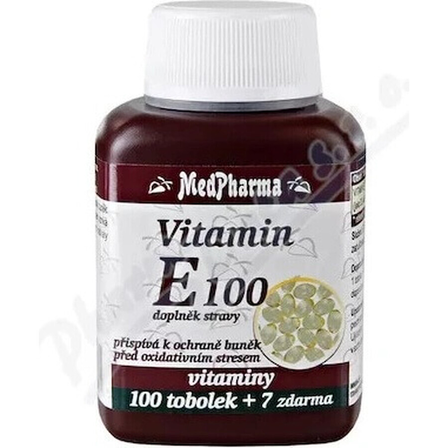 MedPharma VITAMINA E 100 1×107 cps, integratore alimentare