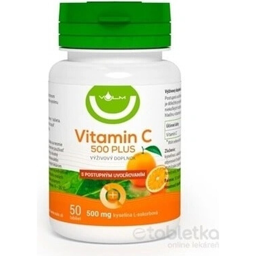 VULM Vitamine C 500 PLUS 1×50 tbl, vitamine C