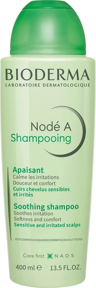 BIODERMA Nodé A shampoo voor de gevoelige en geïrriteerde hoofdhuid 1×400 ml, shampoo